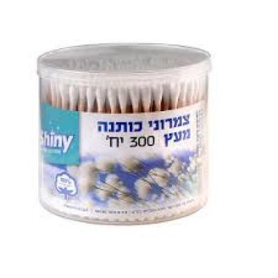 اعواد اذن خشبية شايني 300 عود