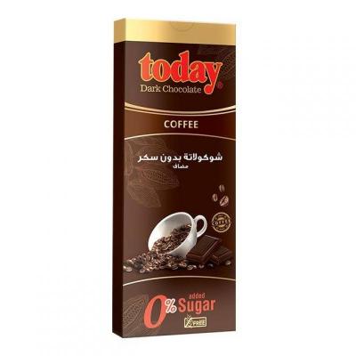 شوكولاتة تودي الواح بدون سكر بطعم قهوة 60غم
