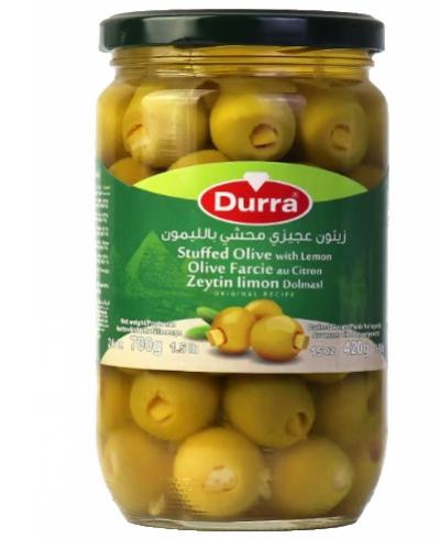زيتون عجمي محشي بالفلفيلة 700 غم