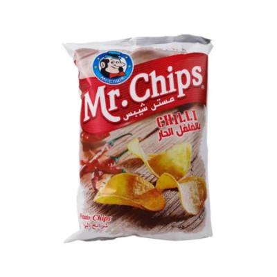 مستر شيبس بطاطا بنكهة الفلفل الحار 155 غم