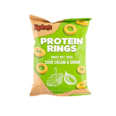 شيبس بروتين رينجز بنكهة كريمة البصل 60غم