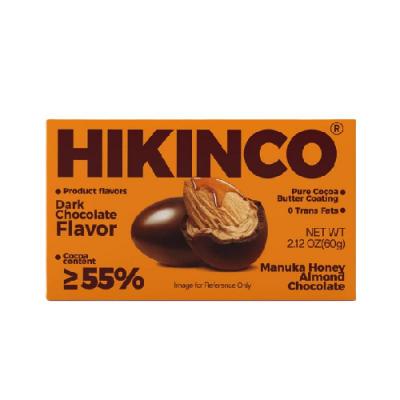 شوكولاتة لوز هيكينكو بعسل المانوكا 30 غم 55%