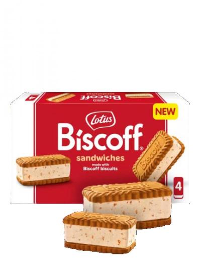 بوظة لوتس ساندويش *4 قطع