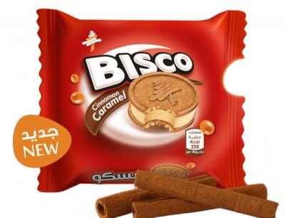 بوظة الارز بيسكو كراميل و قرفة