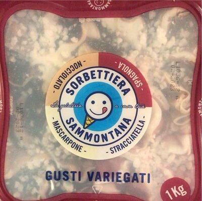 قالب بوظة ايطالي بنكهة كريمة البندق