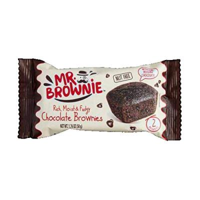 مستر براوني كعكة بيضاء مع قطع شوكولاتة 50 غم