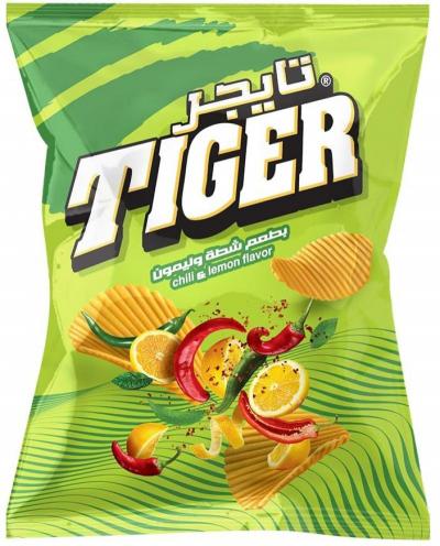 شيبس سوبر جامبو شطة و ليمون 125 غم