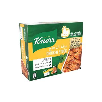 بكيت مكعبات مرقة دجاج كنور 18 غم *24قطعة