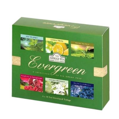 شاي احمد اخضر بنكهات مختلفة 60ميدالية