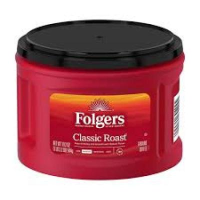 فولجرز قهوة كلاسيك محمصة و مطحونة 544 غم
