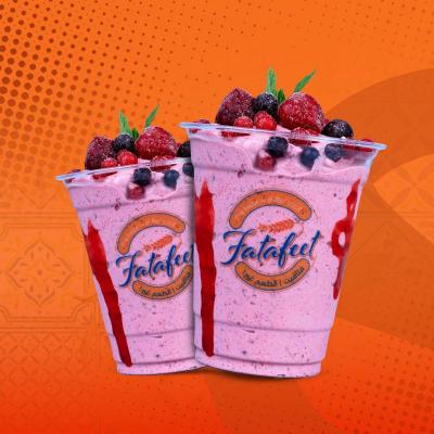 ميلك شيك بلوبيري فتافيت