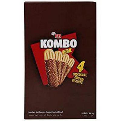 بكيت بسكوت كومبو اصابع مغطس بالشوكلاته وجوز الهند 1/24