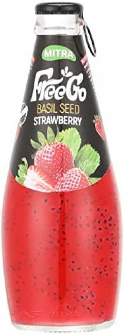 عصير بذور ريحان بطعم فراولة 290 مل