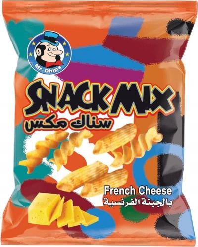 شيبس سناك ميكس كبير بطعم جبنة فرنسية 190 غم