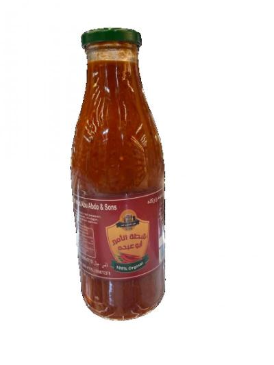 شطة كبيرة ابو عبده 780 غم *6