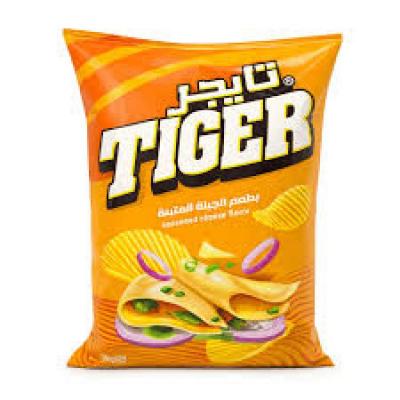 شيبس تايجر جبنة بيضاء 90 غم