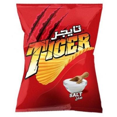 شيبس تايجر ماكس بطعم ملح 25 غم