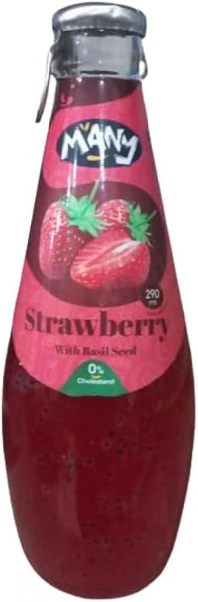 عصير بذور الريحان بطعم الفراولة 290 مل