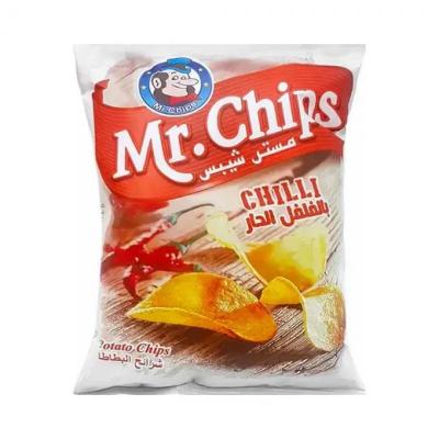 شيبس مستر بطاطوز اصابع نكهة الفلفل حار و ليمون 80 غم