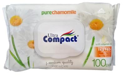 محارم معطرة كومباكت بابونج 100 قطعة