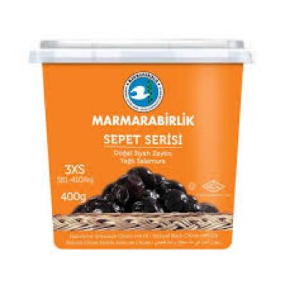 زيتون اسود بلاستيك برتقالي 400 غم