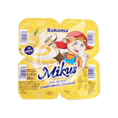 بودينغ الحليب حلوى كريم بنكهة الفانيليا