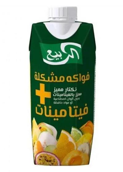 عصير الربيع نكتار فواكه بالفيتامينات 330 مل