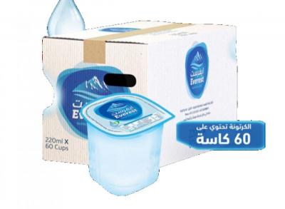 صندوق مياه ايفرست 220 مل *40 كاسة