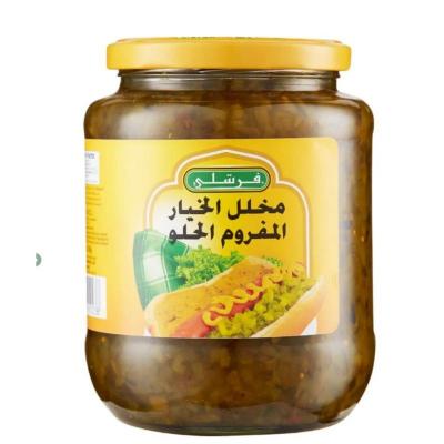 فرشلي مخلل خيار مفروم حلو 740 غم