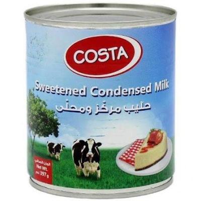 حليب مركز ومحلى 397 غم costa